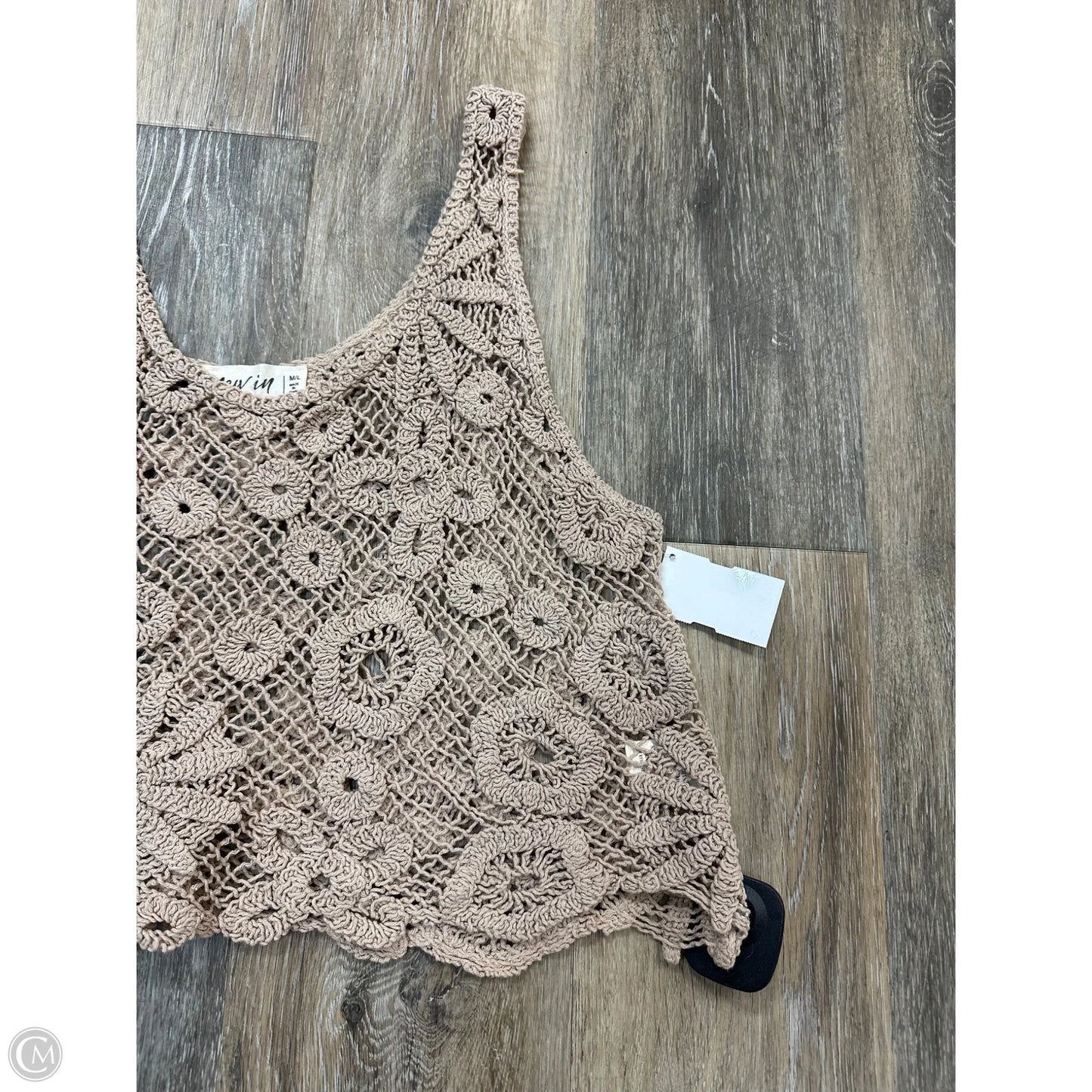 Tank Top By New In In Brown, Size: M