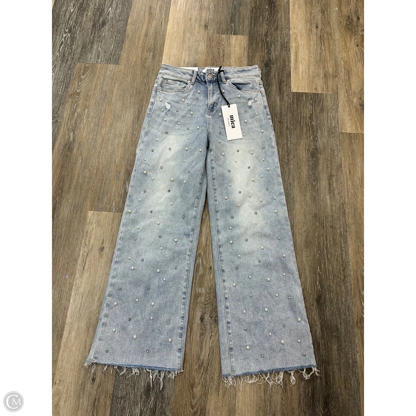 Jeans Straight By Mica In Blue Denim, Size: 0