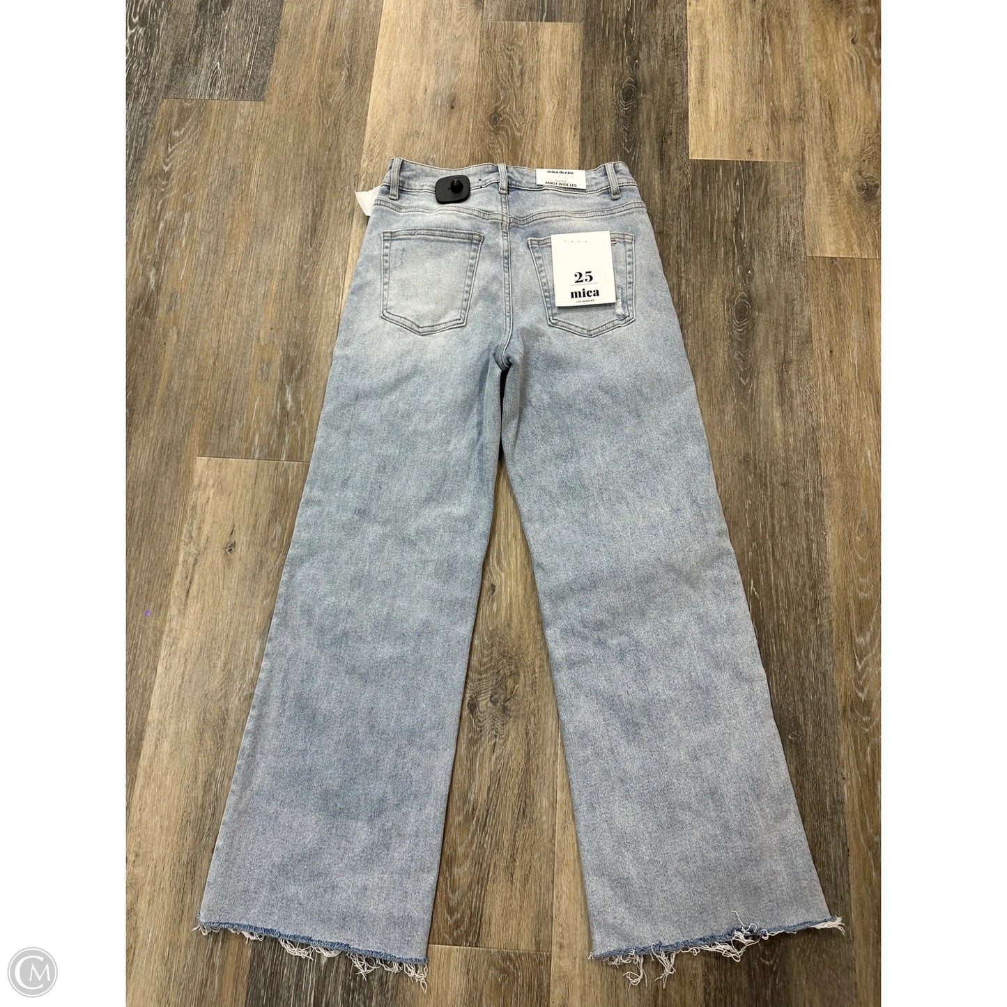 Jeans Straight By Mica In Blue Denim, Size: 0