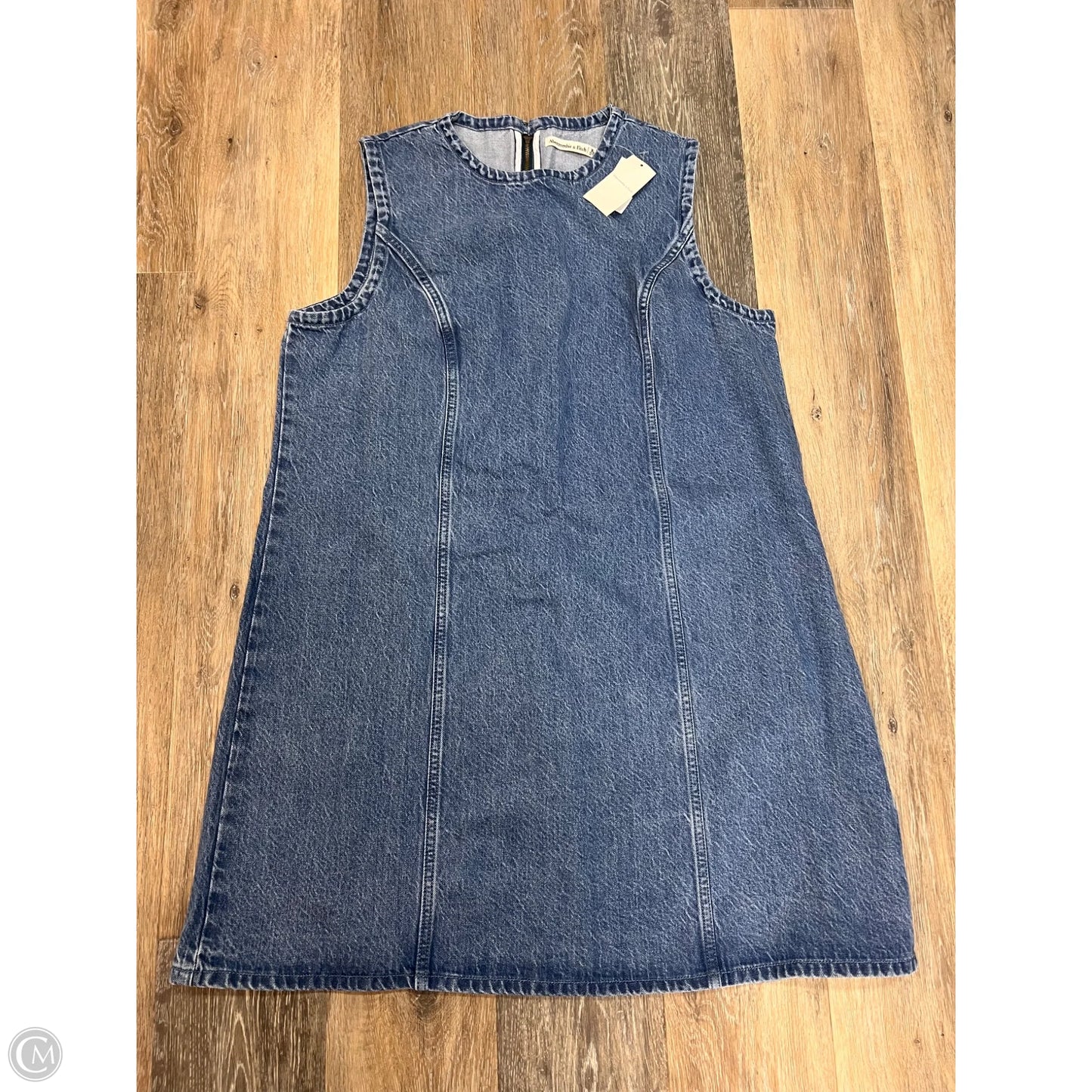 Dress Casual Short By Abercrombie And Fitch In Blue Denim, Size: Xl