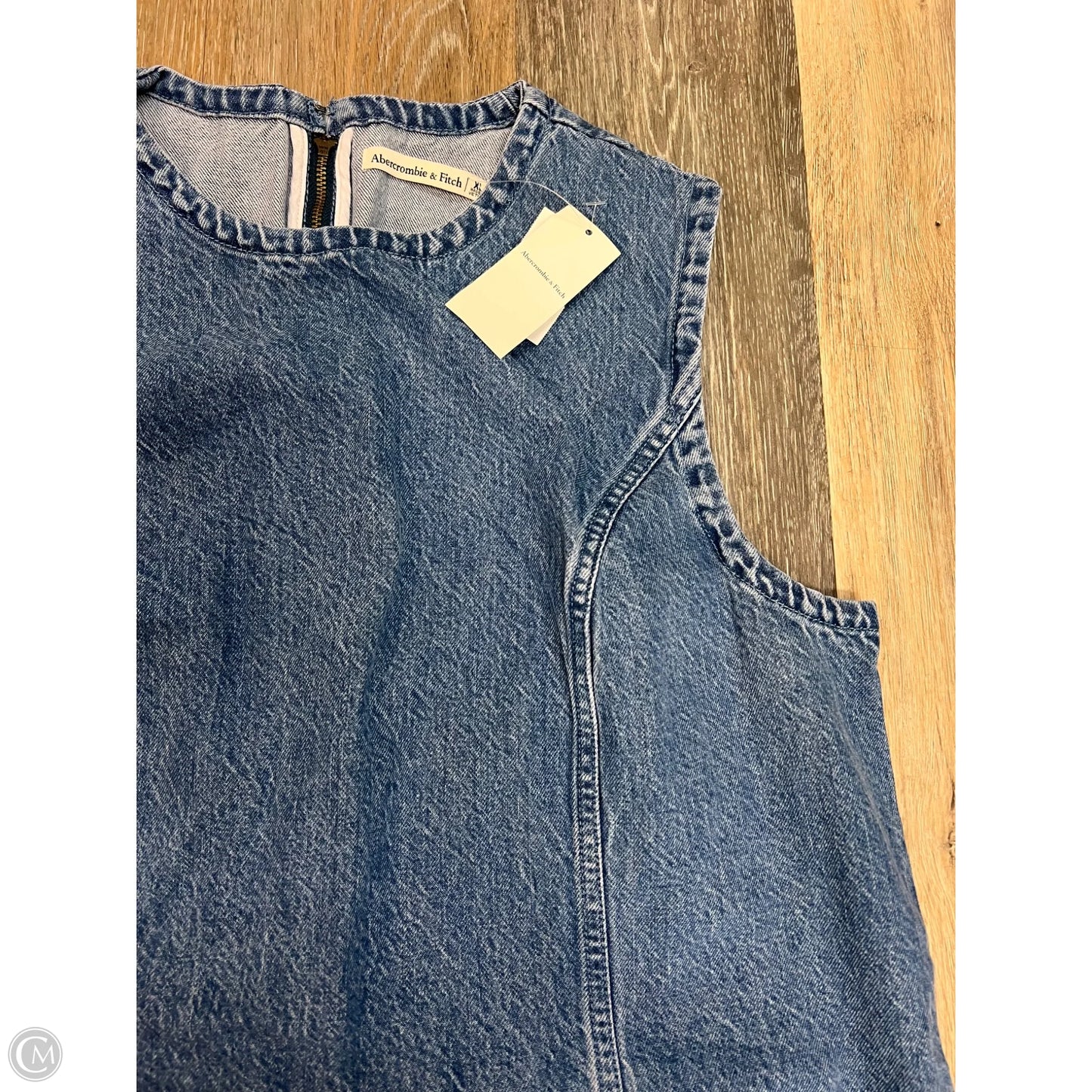 Dress Casual Short By Abercrombie And Fitch In Blue Denim, Size: Xl