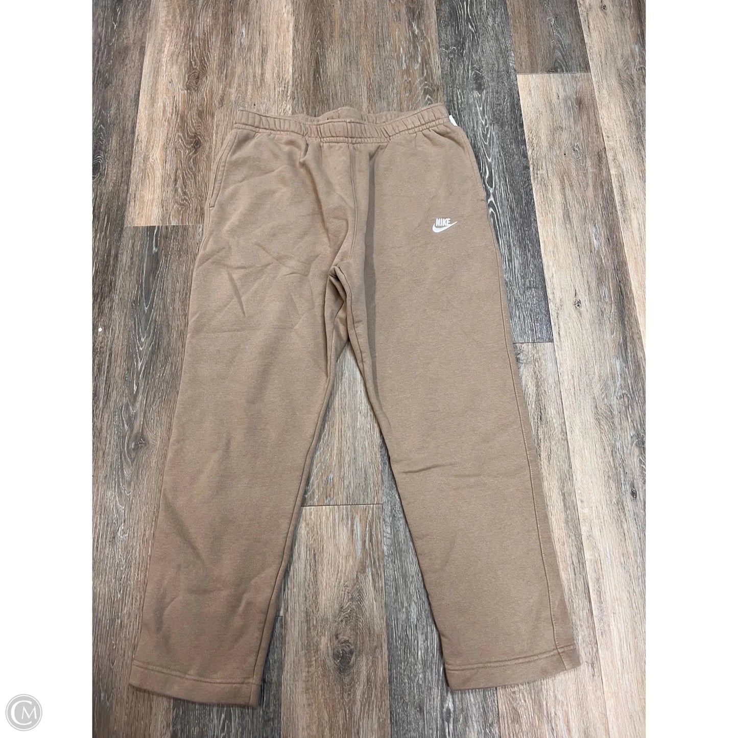 Athletic Pants By Nike Apparel In Tan, Size: Xxl