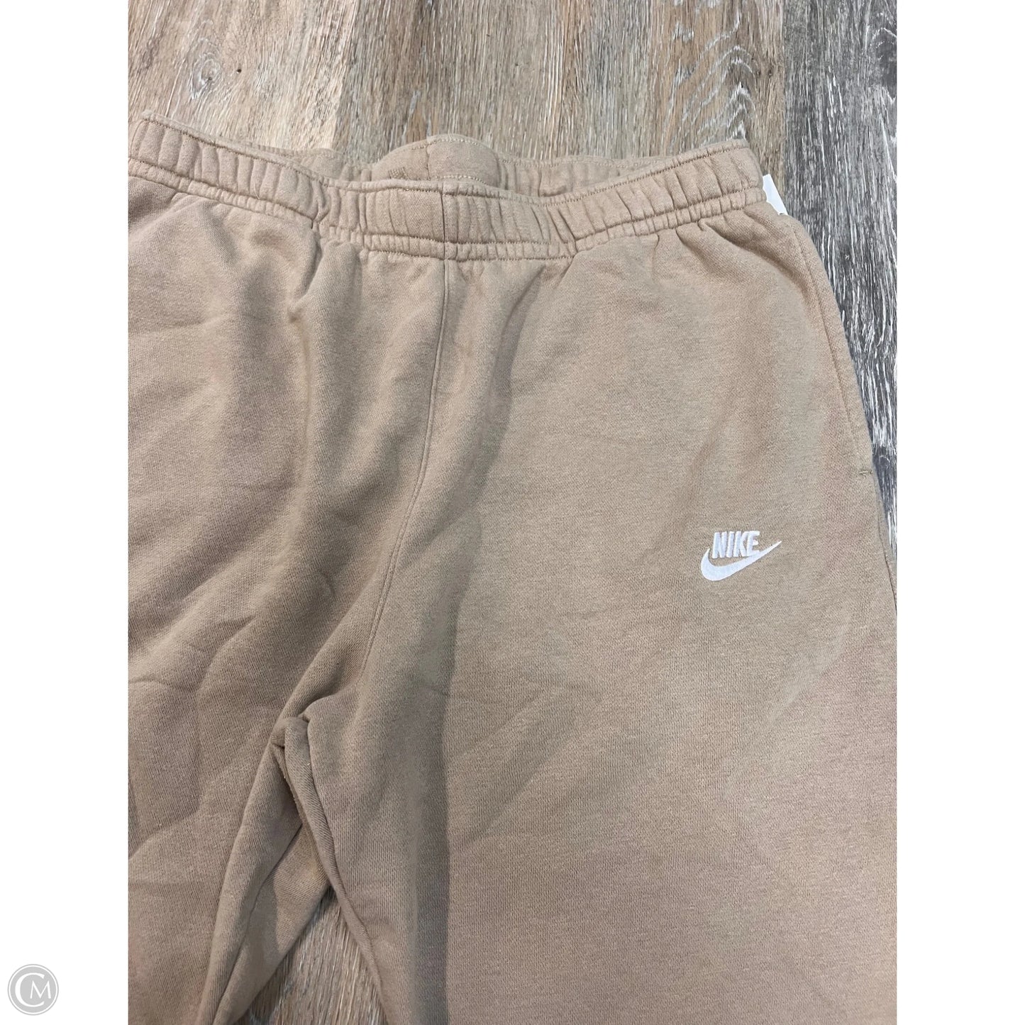 Athletic Pants By Nike Apparel In Tan, Size: Xxl