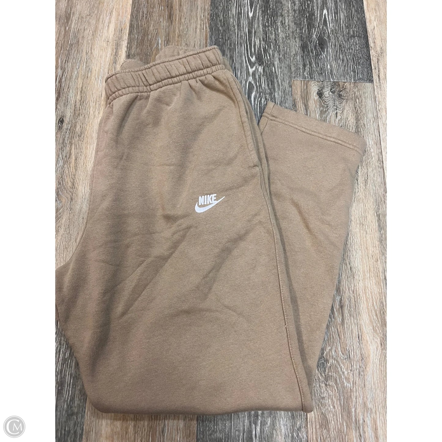 Athletic Pants By Nike Apparel In Tan, Size: Xxl