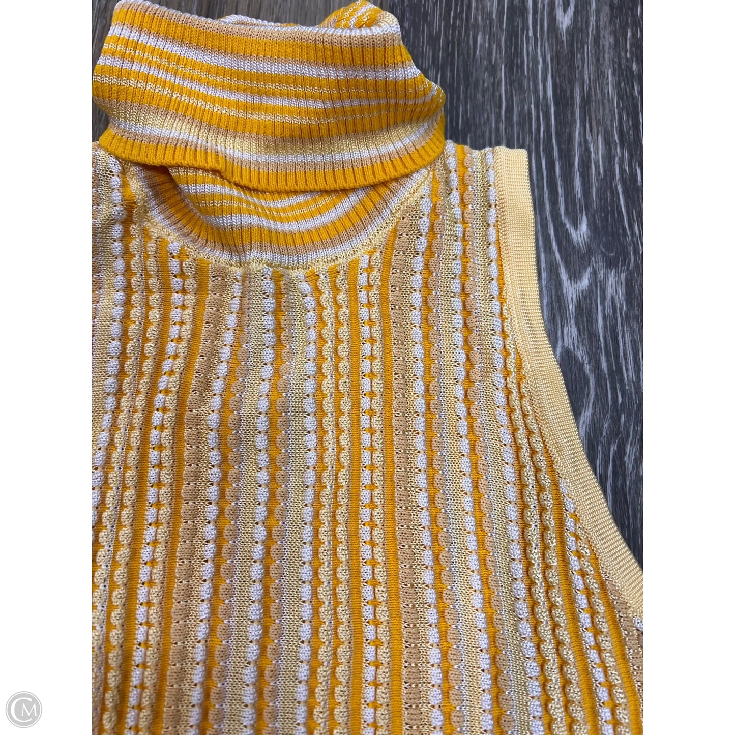 Tank Top Designer By Ramy Brook In Yellow, Size: Xs