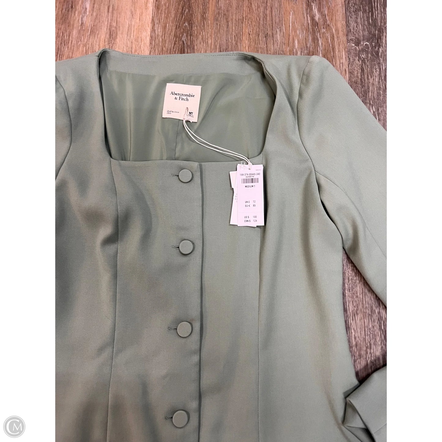 Dress Party Short By Abercrombie And Fitch In Green, Size: M