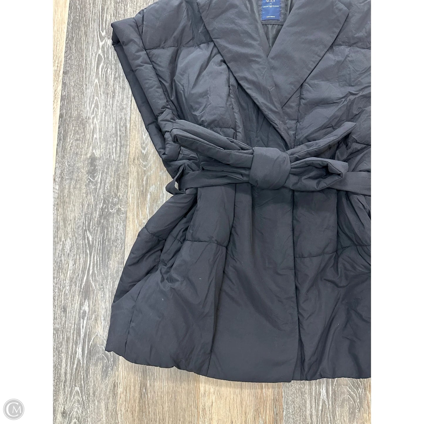 Vest Puffer & Quilted By Gap In Black, Size: L