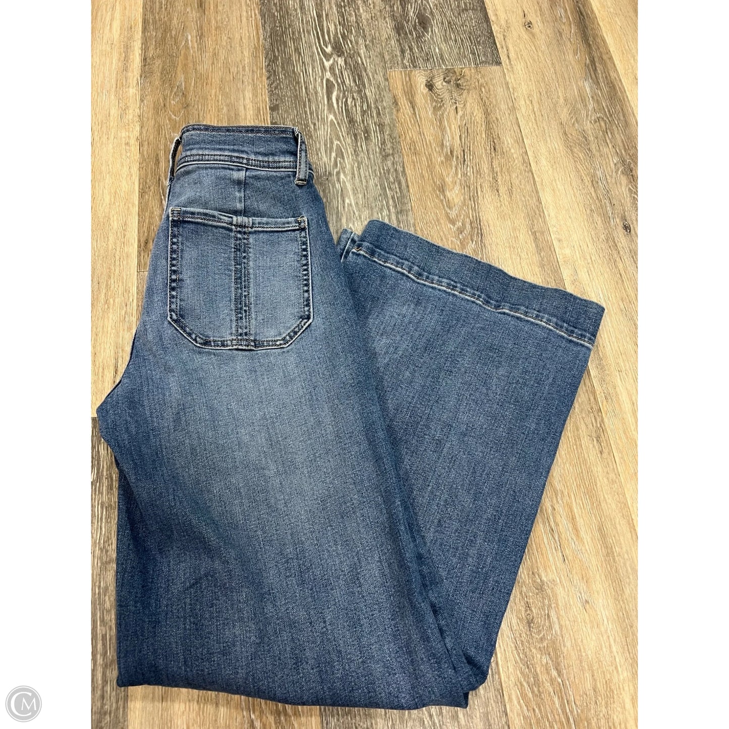 Jeans Wide Leg By Evereve In Blue Denim, Size: 2