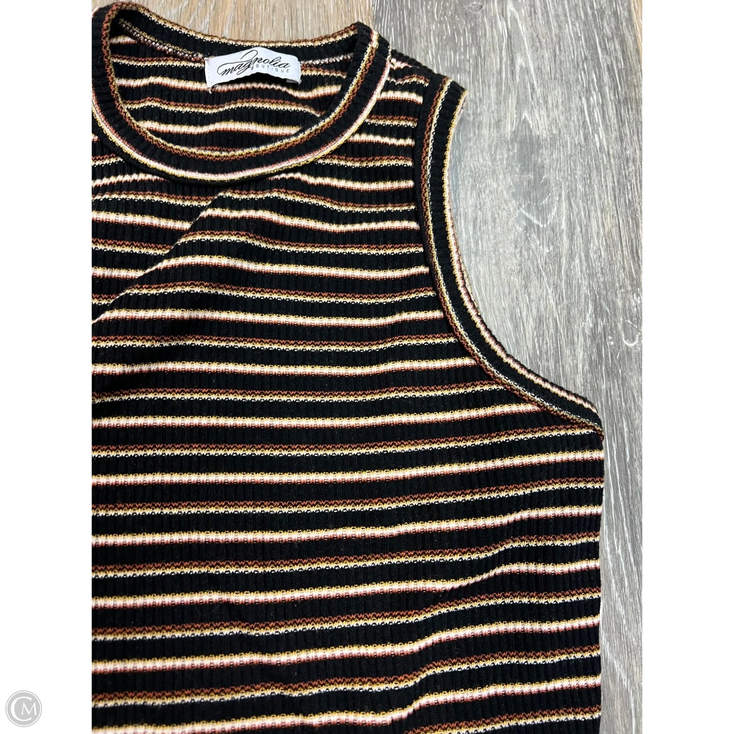 Tank Top By Magnolia Boutique In Striped Pattern, Size: S