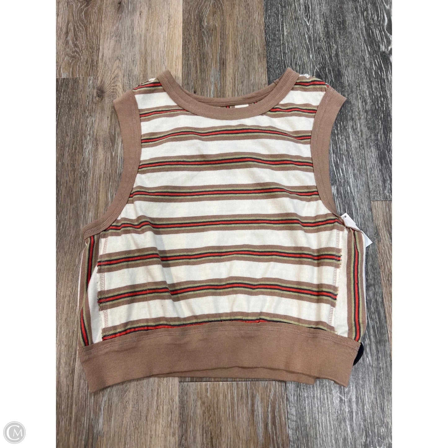 Tank Top By We The Free In Striped Pattern, Size: L