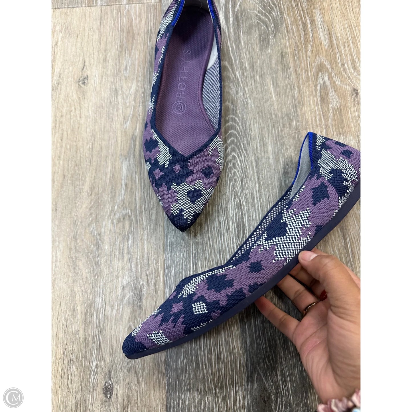 Shoes Flats By Rothys In Purple, Size: 8.5