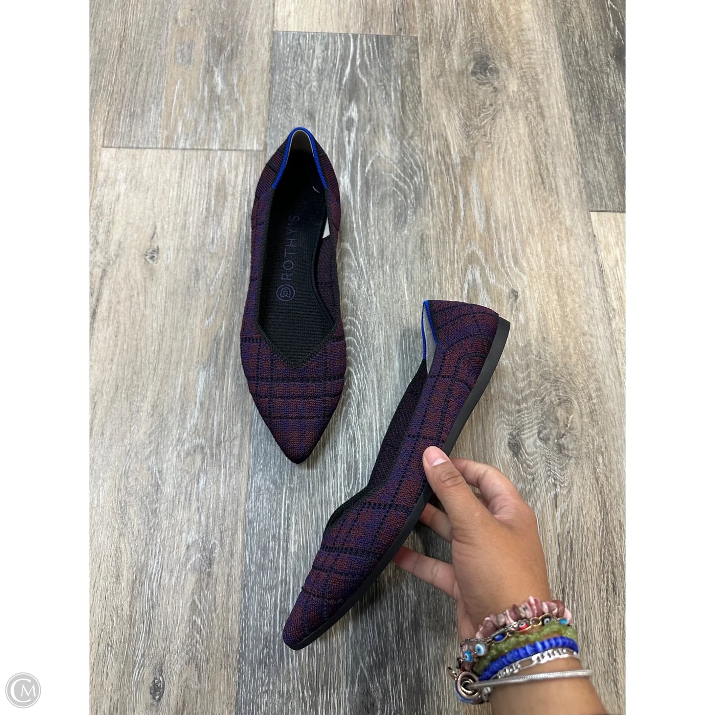 Shoes Flats By Rothys In Purple, Size: 8.5