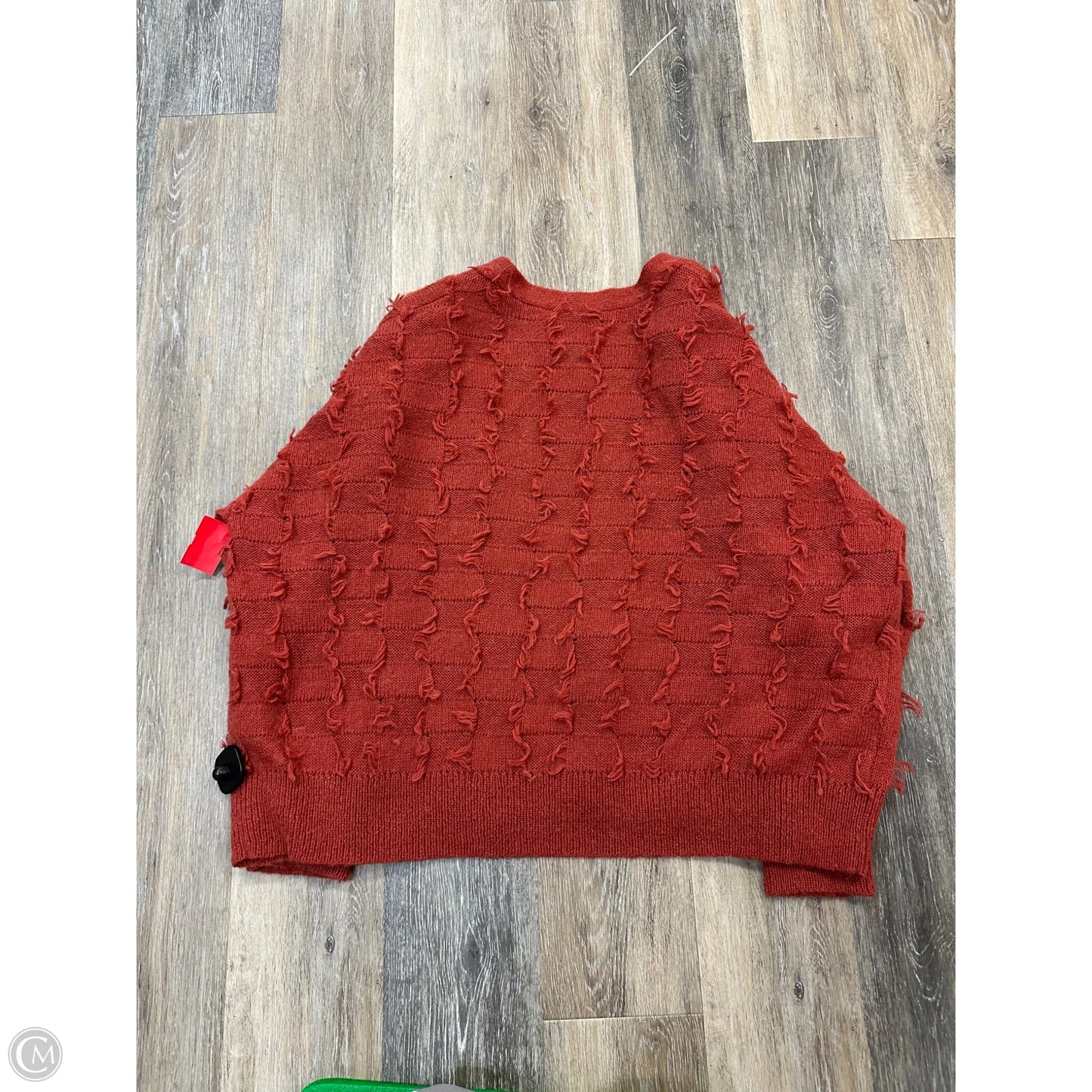 Sweater Cardigan By Maeve In Orange, Size: 2x