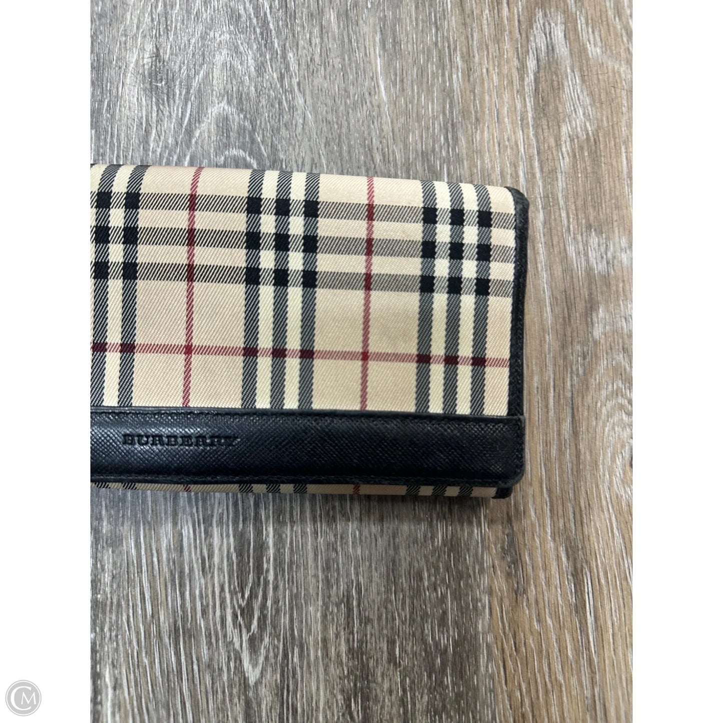 Wallet Luxury Designer By Burberry, Size: Medium