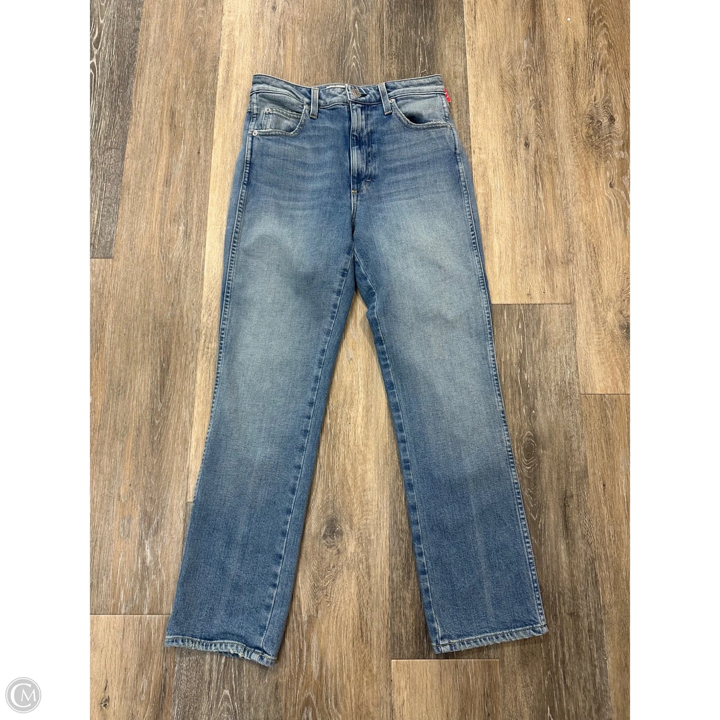 Jeans Straight By Amo In Blue Denim, Size: 4