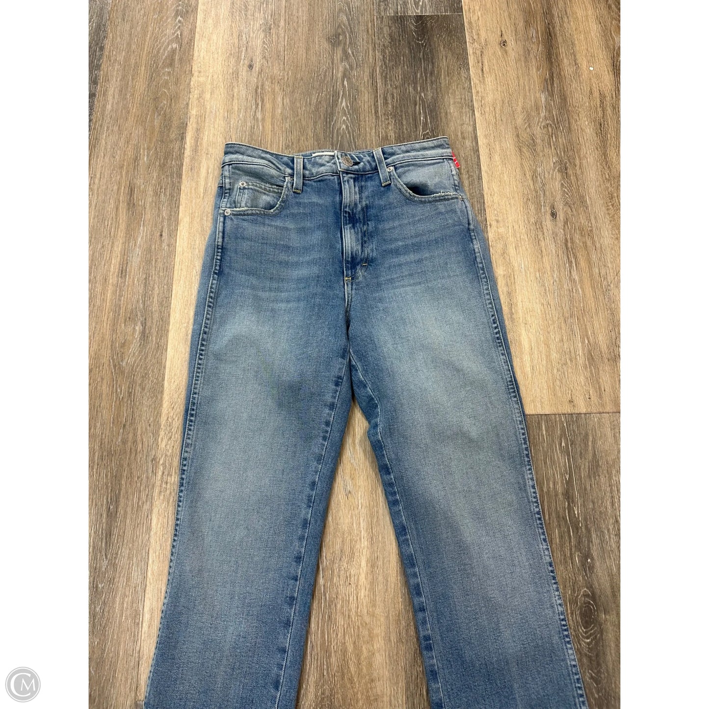 Jeans Straight By Amo In Blue Denim, Size: 4