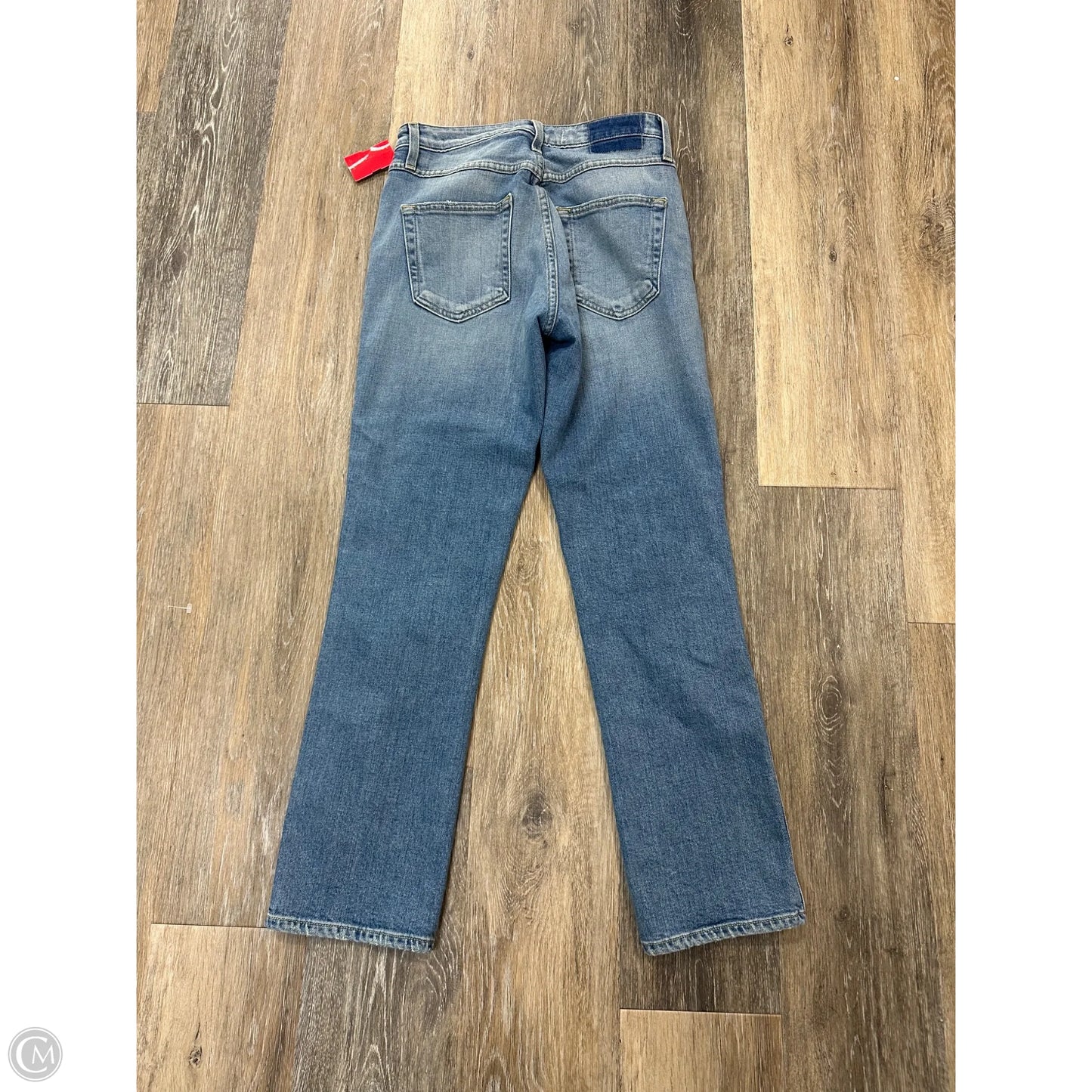 Jeans Straight By Amo In Blue Denim, Size: 4