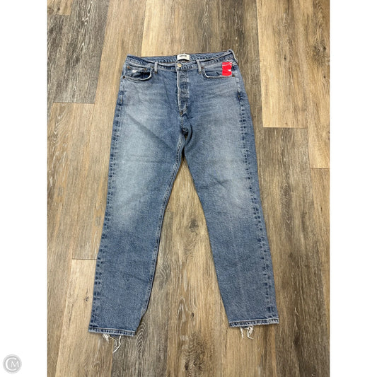 Jeans Skinny By Agolde In Blue Denim, Size: 10