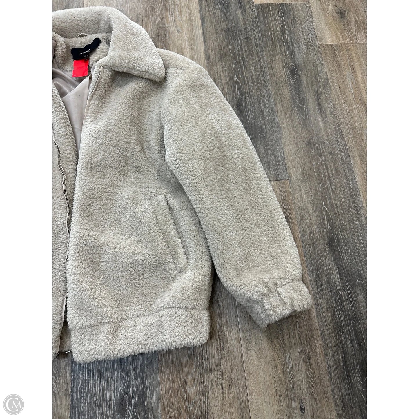 Jacket Faux Fur & Sherpa By Vero Moda In Tan, Size: Xs