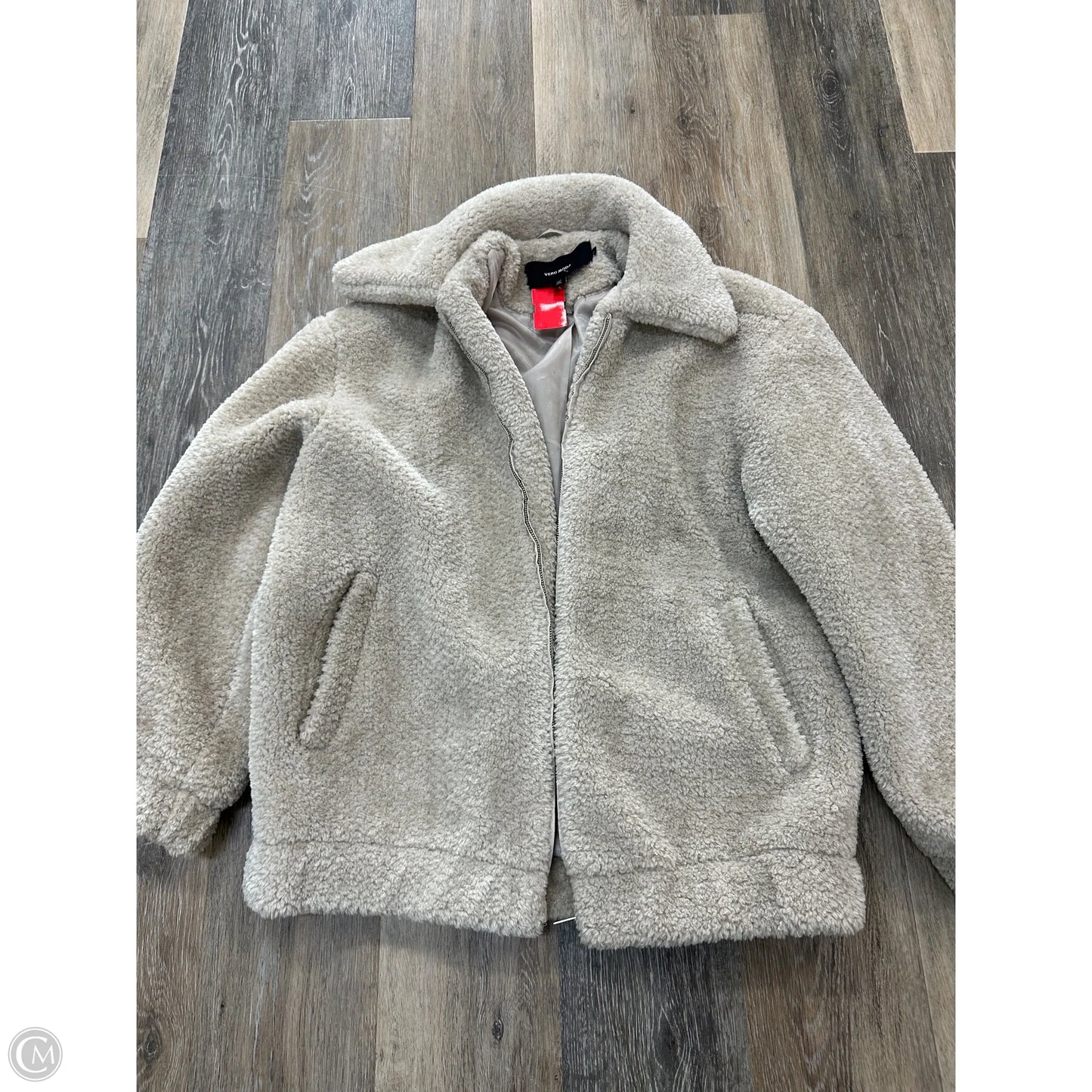 Jacket Faux Fur & Sherpa By Vero Moda In Tan, Size: Xs