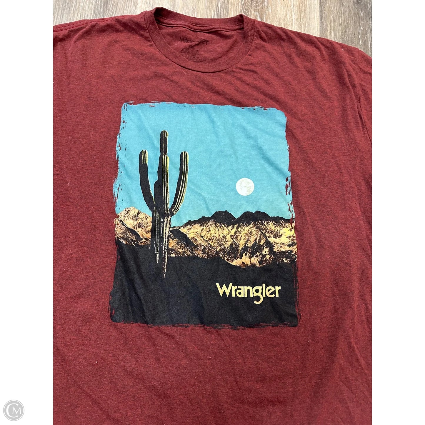 Top Short Sleeve By Wrangler In Red, Size: Xxl