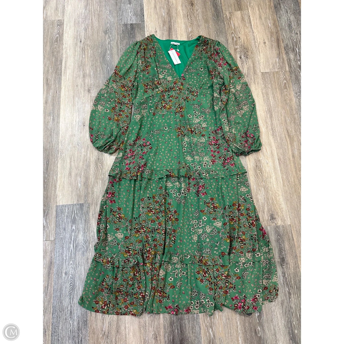 Dress Casual Maxi By Baltic Born In Green, Size: 2x