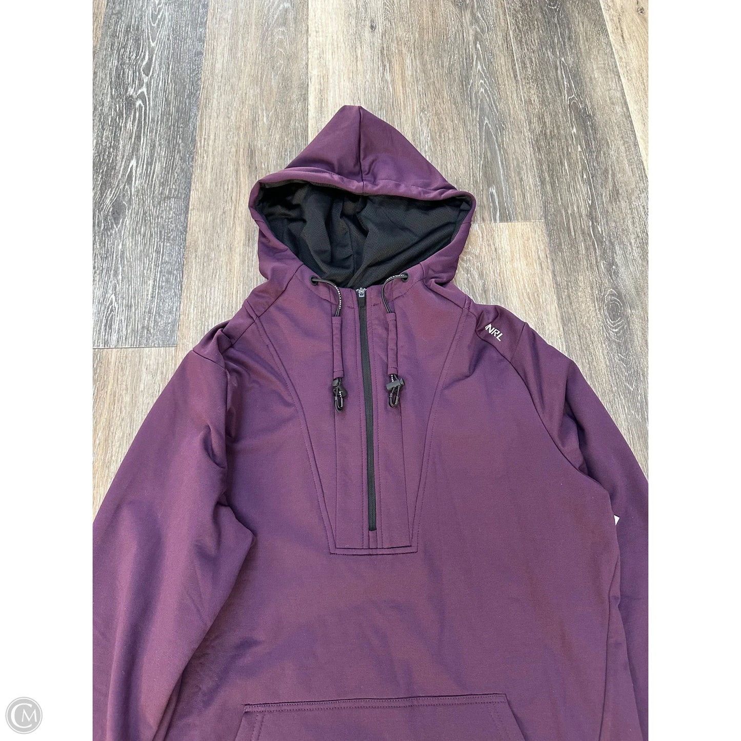 Athletic Sweatshirt Hoodie By UNRL In Purple, Size: S