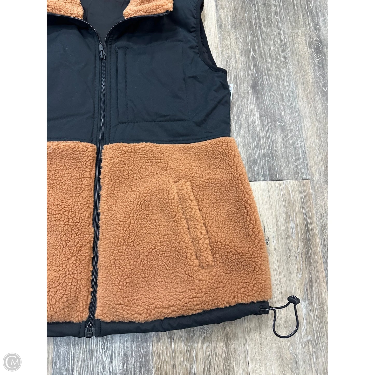 Vest Puffer & Quilted By 7 Diamonds In Black, Size: M