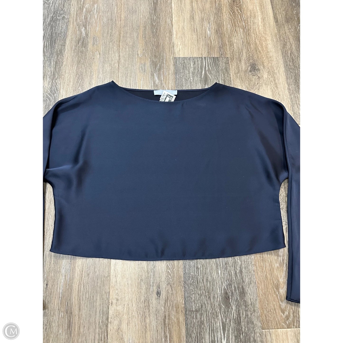 Blouse Long Sleeve By Antonio Melani In Navy, Size: Xs