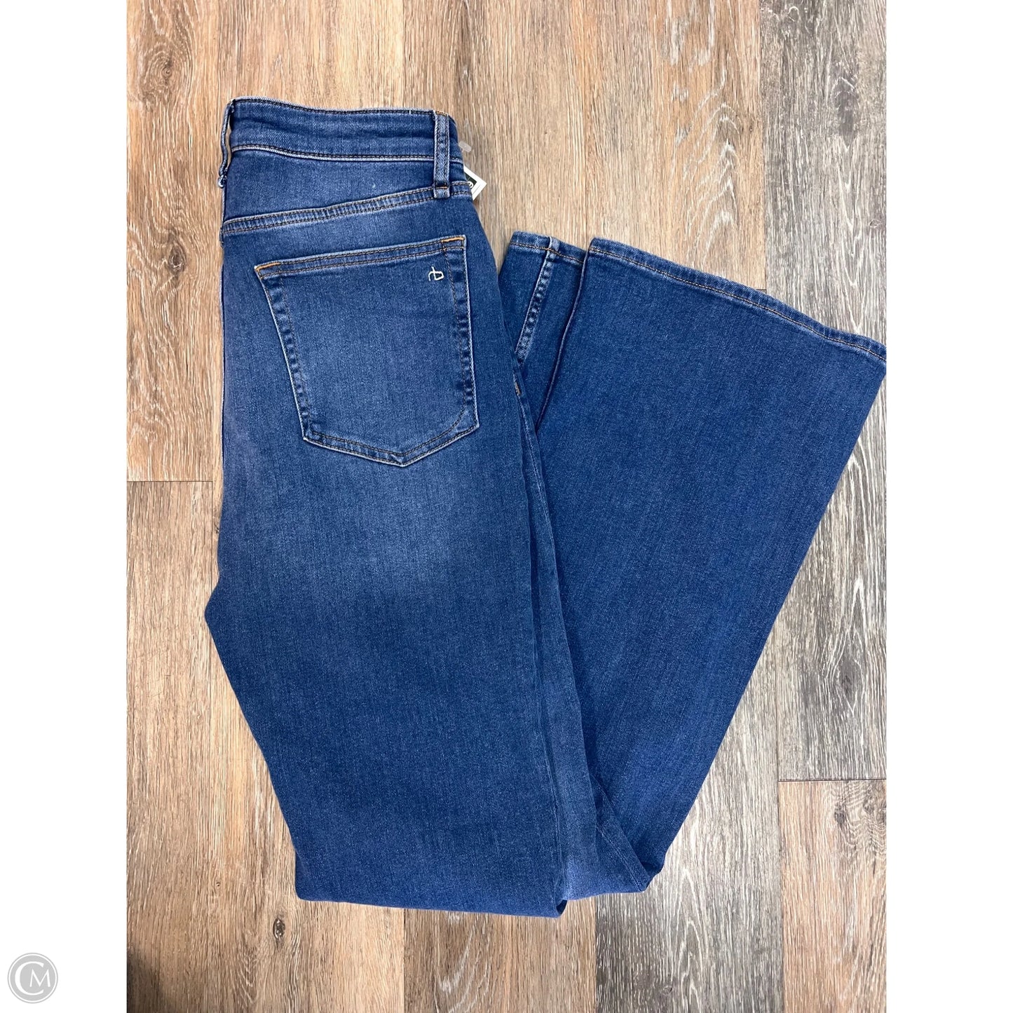 Jeans Boot Cut By Rag And Bone In Blue Denim, Size: 10/30