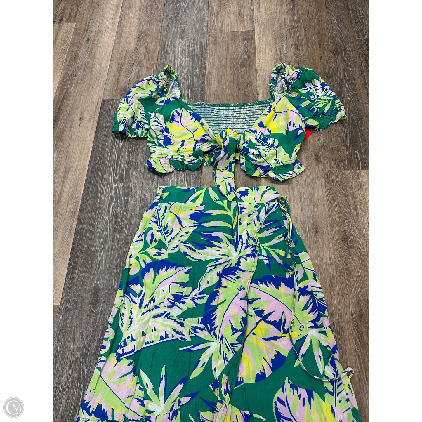 Skirt Set 2pc By Maaji In Green, Size: L