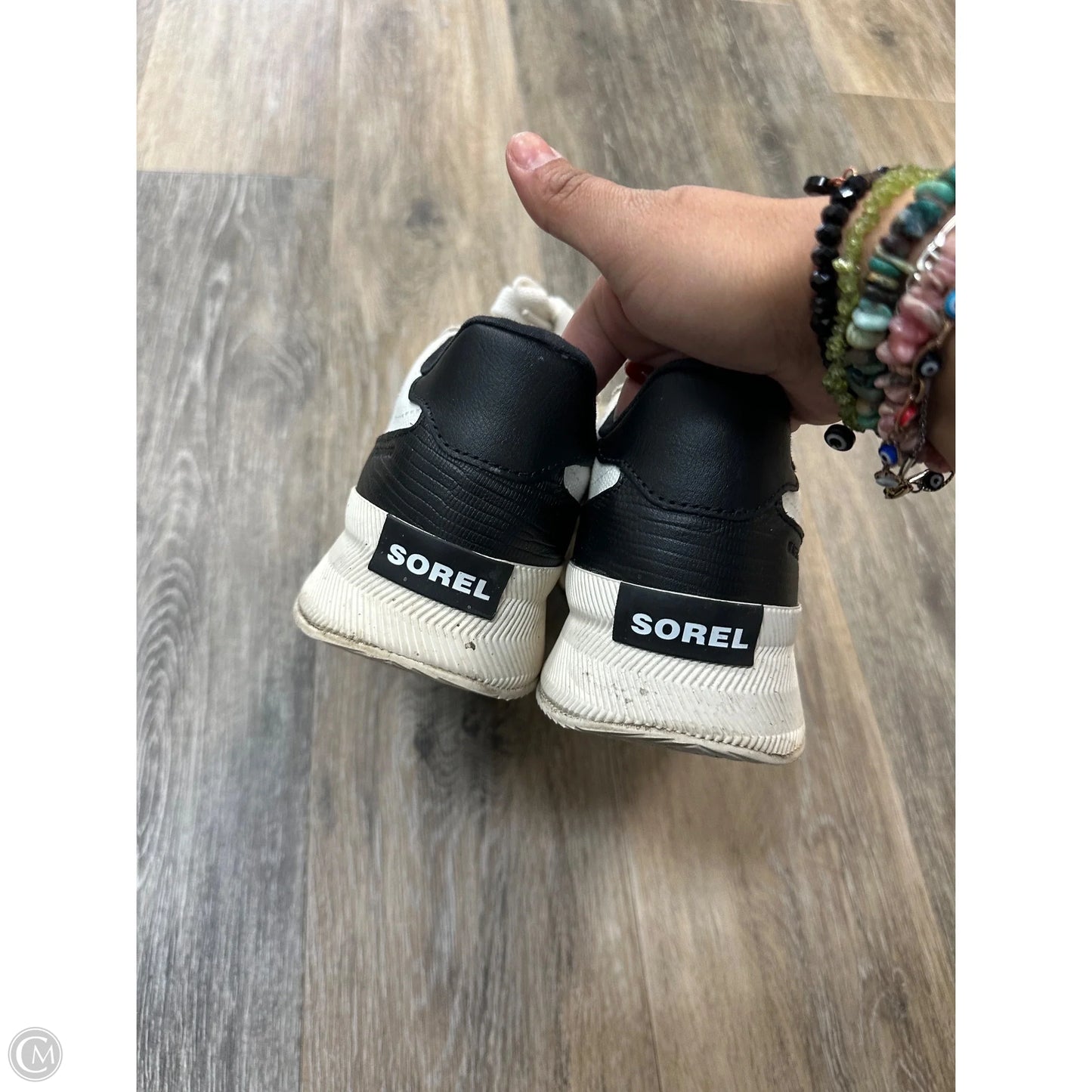 Shoes Athletic By Sorel In Cream, Size: 10