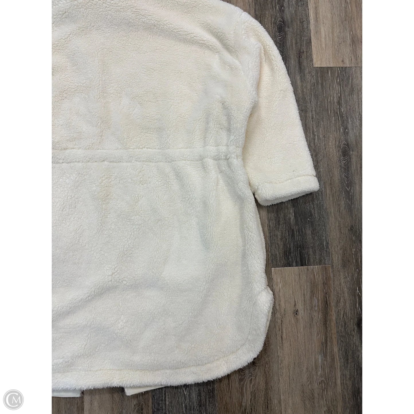 Jacket Faux Fur & Sherpa By Livi Active In Cream, Size: 3x