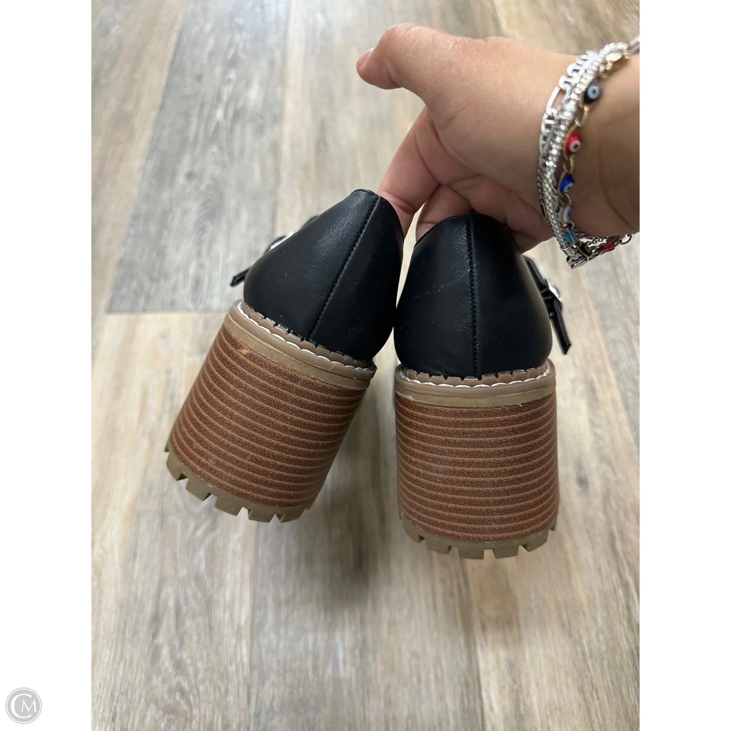 Shoes Heels Block By Mia In Black, Size: 9