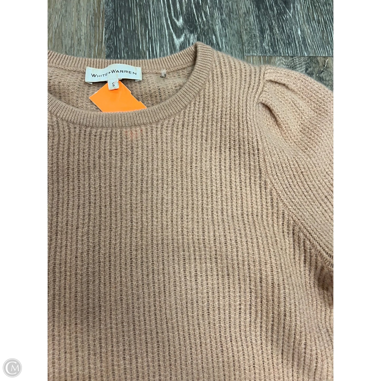 Sweater Cashmere By White And Warren In Tan, Size: S