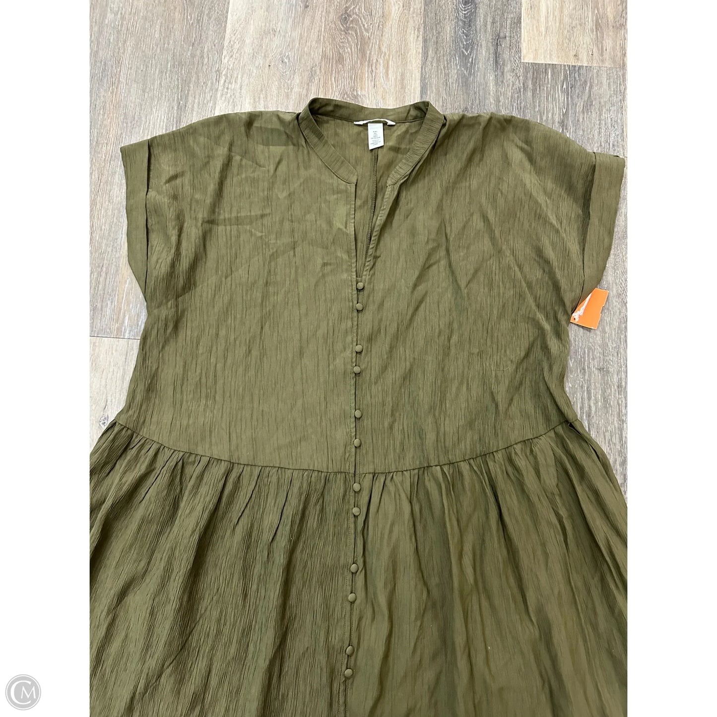 Dress Casual Short By H&m In Green, Size: L