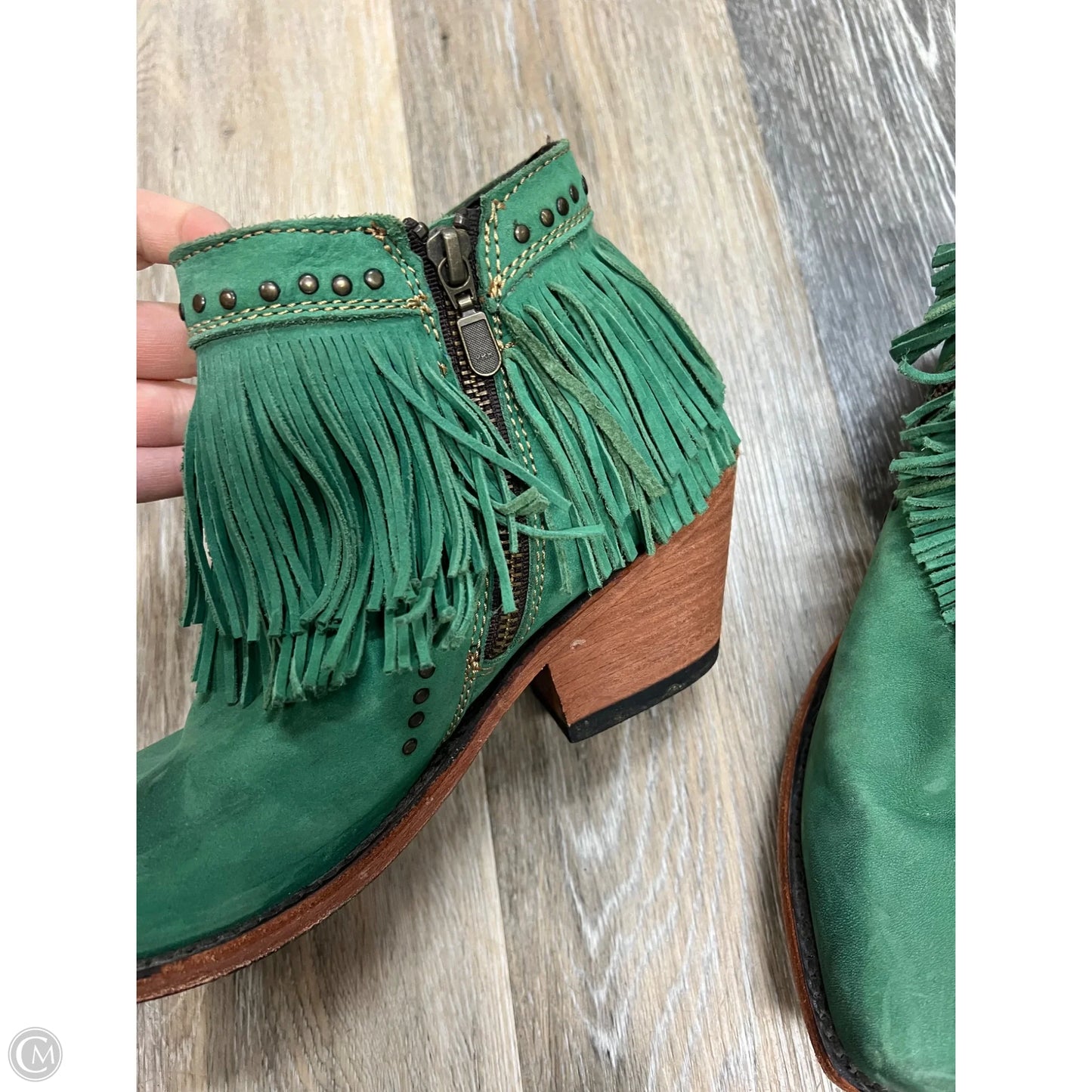Boots Western By Liberty Black In Green, Size: 8.5