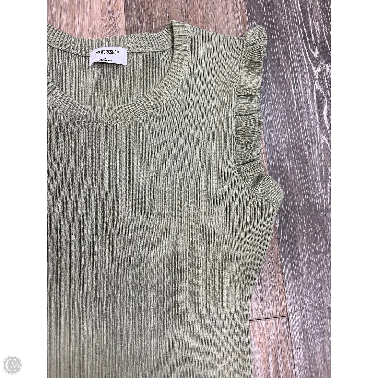 Tank Top By The Workshop In Green, Size: L