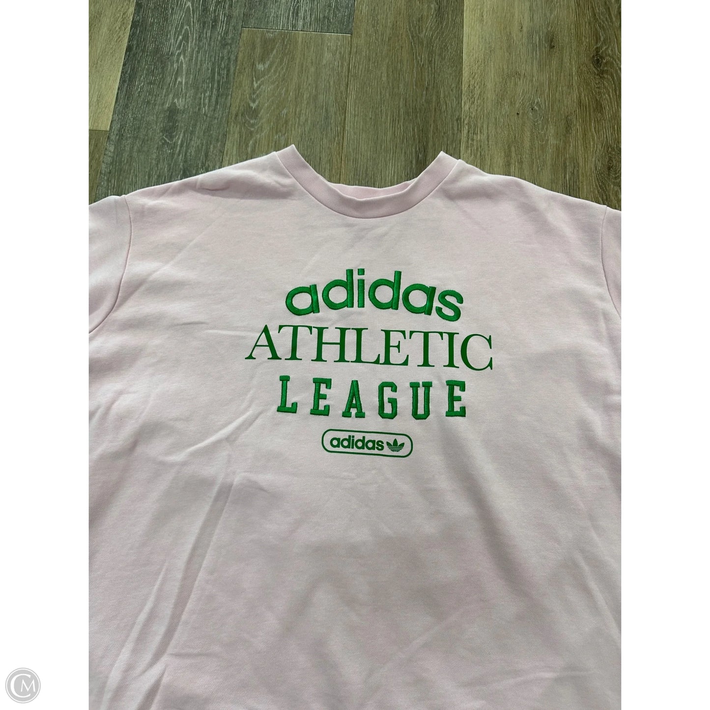 Athletic Sweatshirt Crewneck By Adidas In Pink, Size: 2x