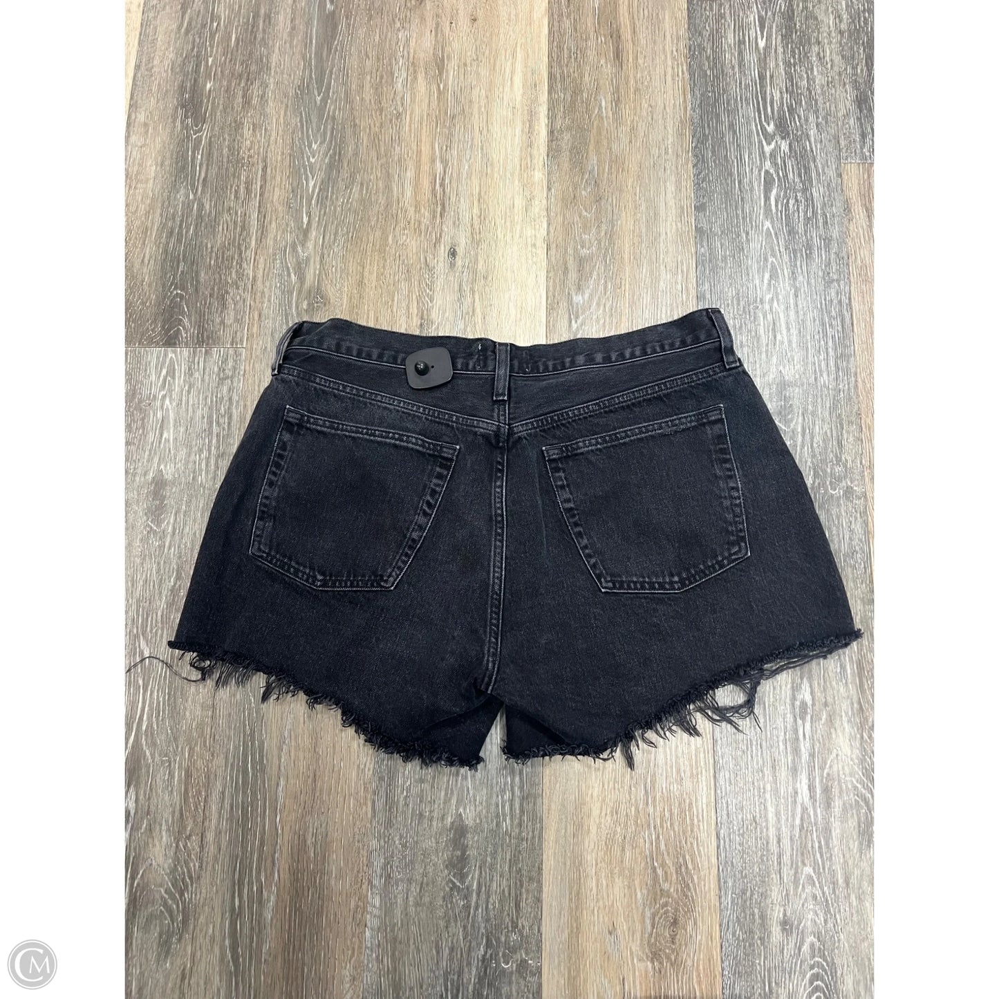 Shorts By Agolde In Black Denim, Size: 12