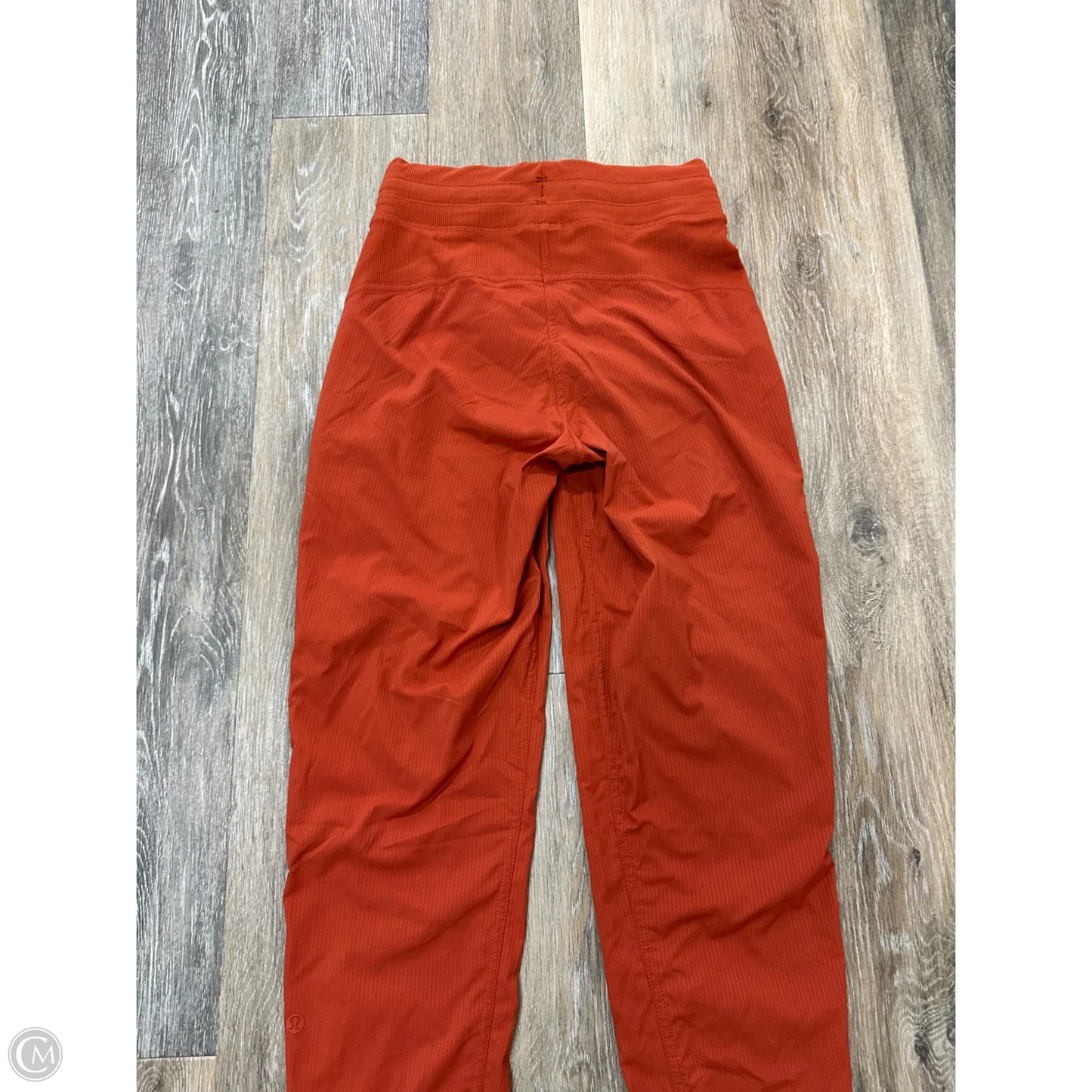 Athletic Pants By Lululemon In Orange, Size: 2