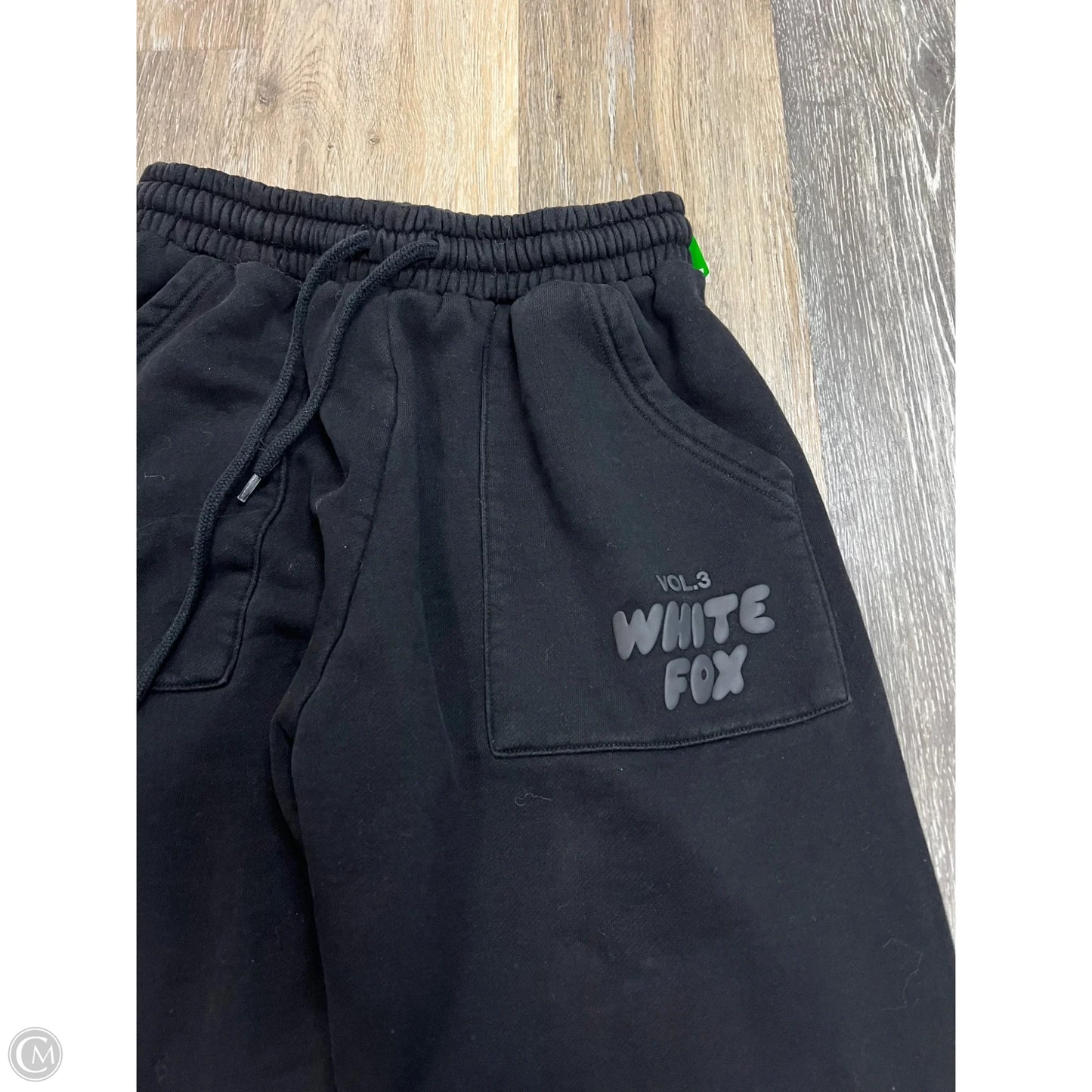 Athletic Pants By White Fox In Black, Size: Xs