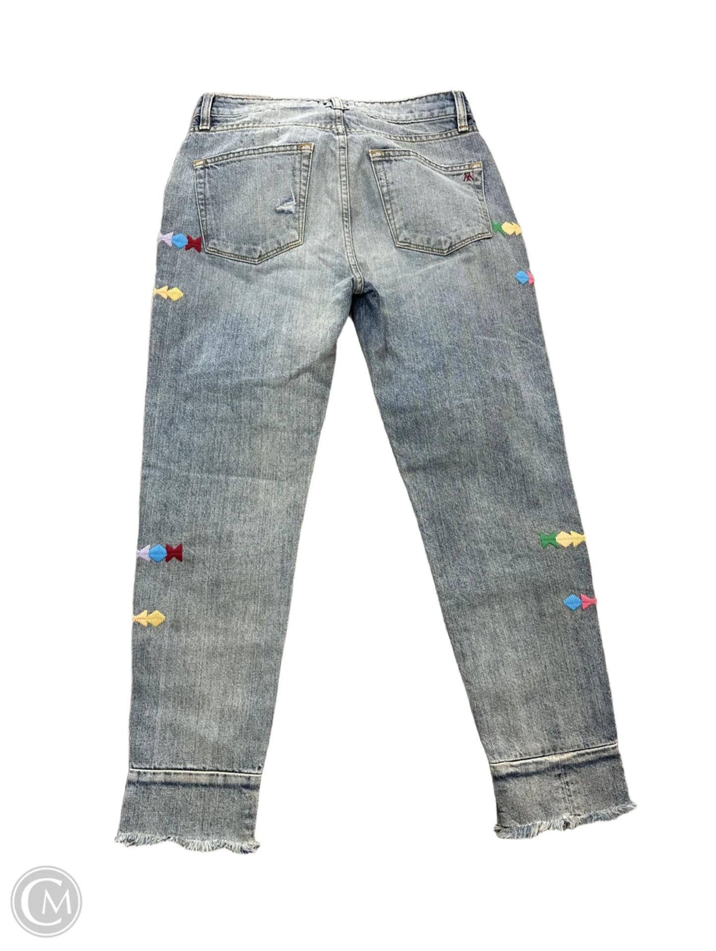 Jeans Boyfriend By MM VINTAGE In Blue Denim, Size: 0