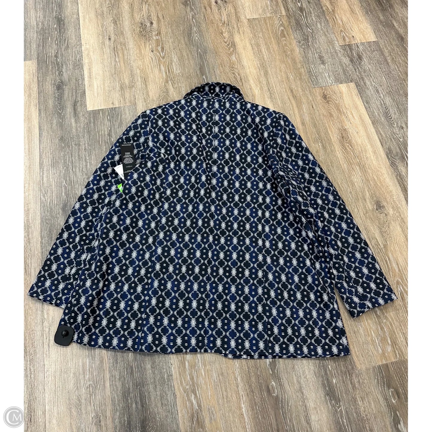 Blazer By Liverpool In Black & Blue, Size: 2x