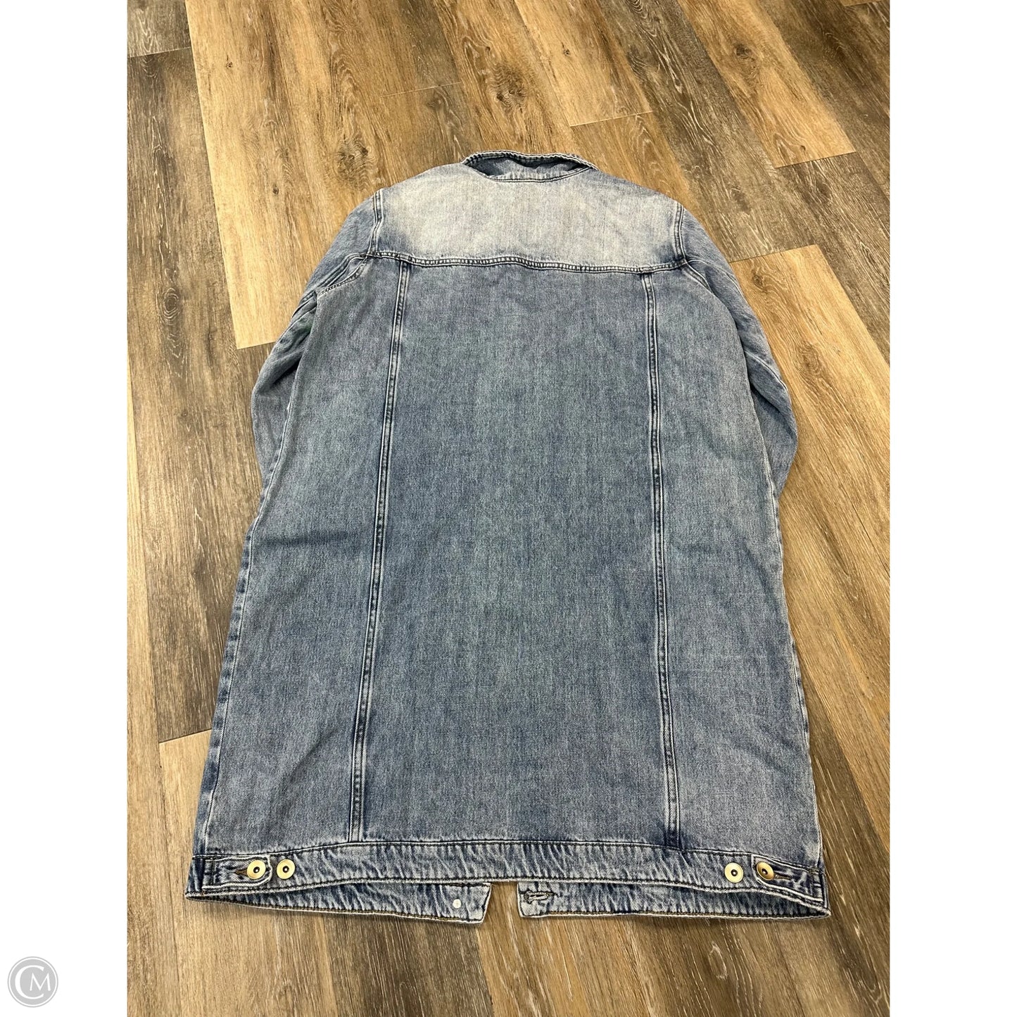 Jacket Denim By Tribal In Blue Denim, Size: 2x