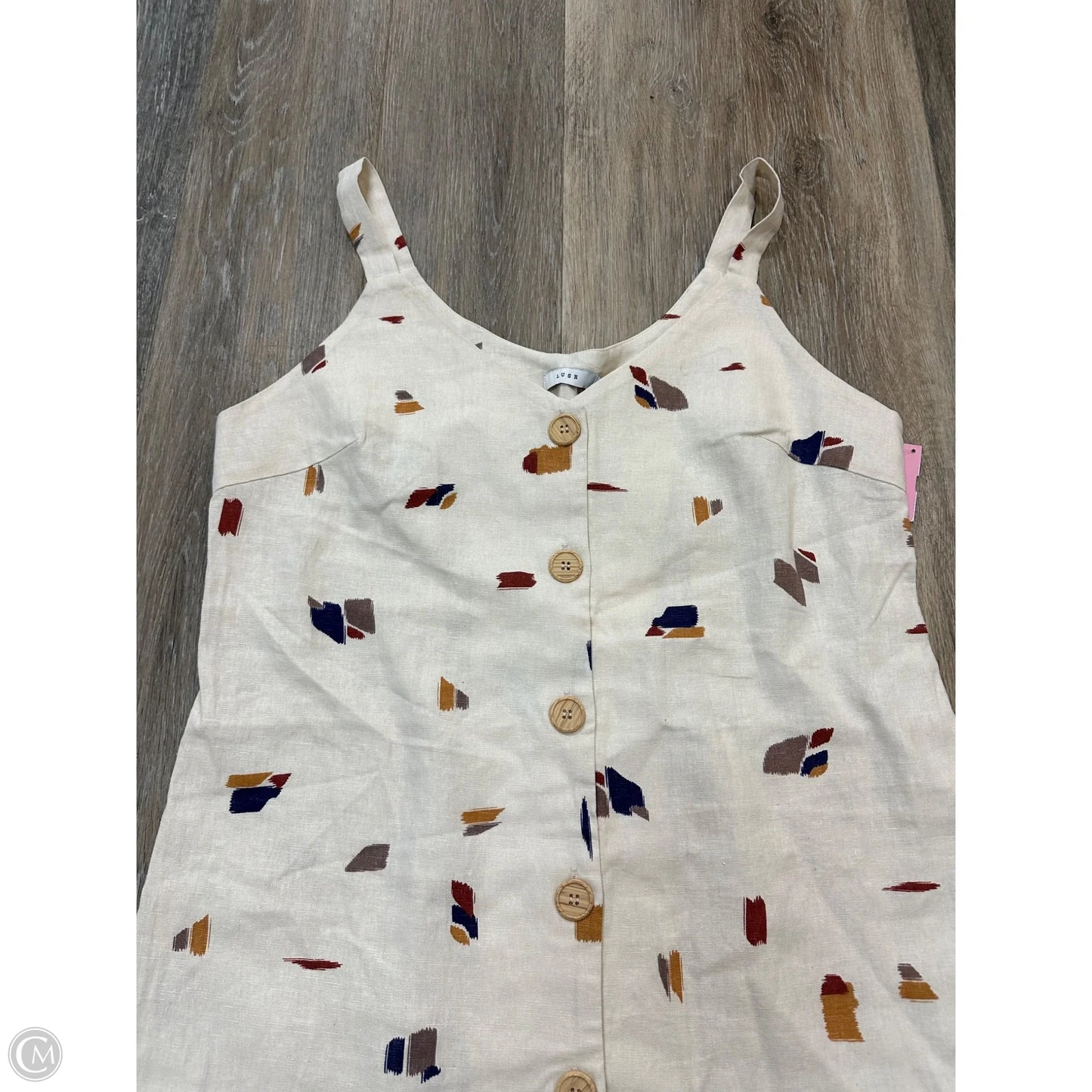 Dress Casual Midi By Lush In Cream, Size: L