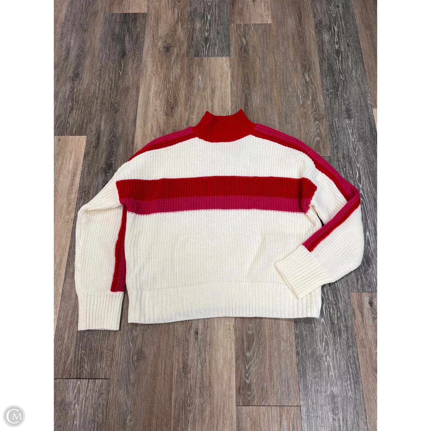 Sweater By Sanctuary In Red & White, Size: M