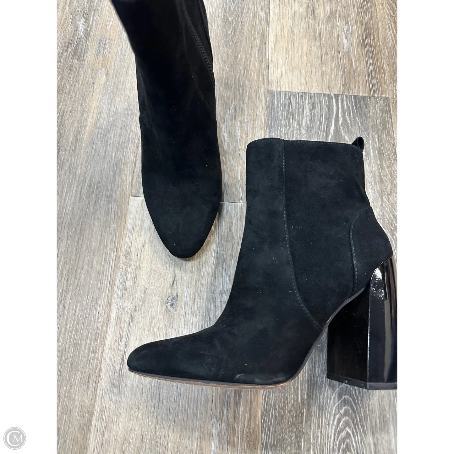 Boots Ankle Heels By Vince Camuto In Black, Size: 8