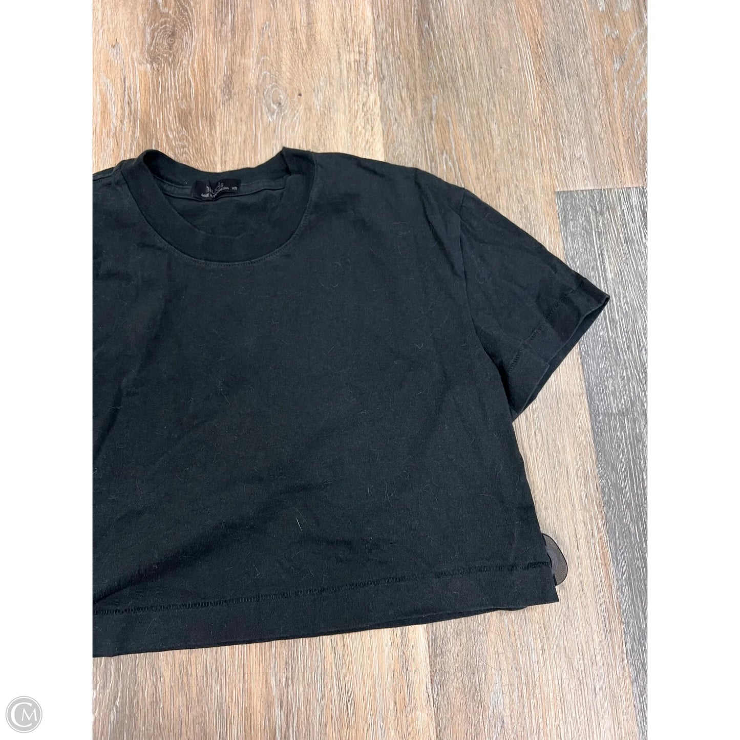 Top Short Sleeve By Nuuds In Black, Size: Xs