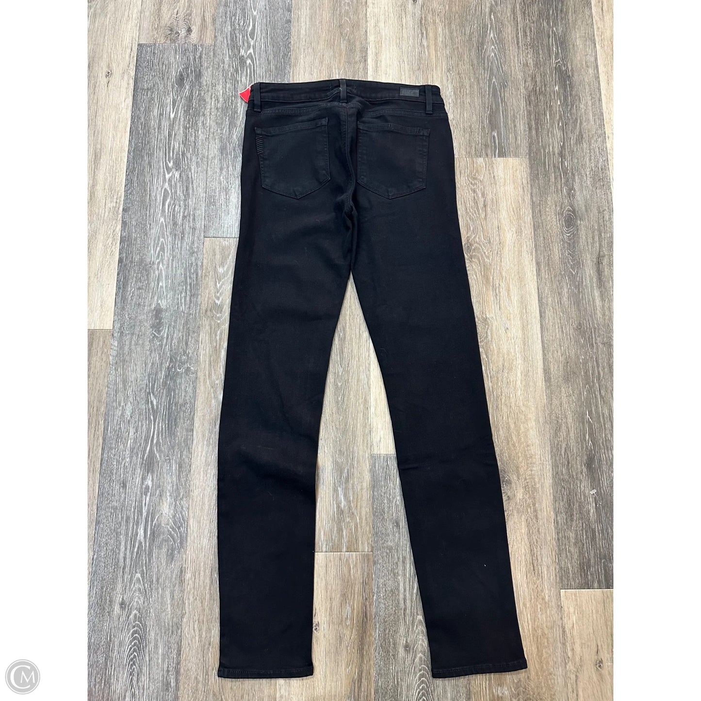Jeans Straight By Paige In Black, Size: 6
